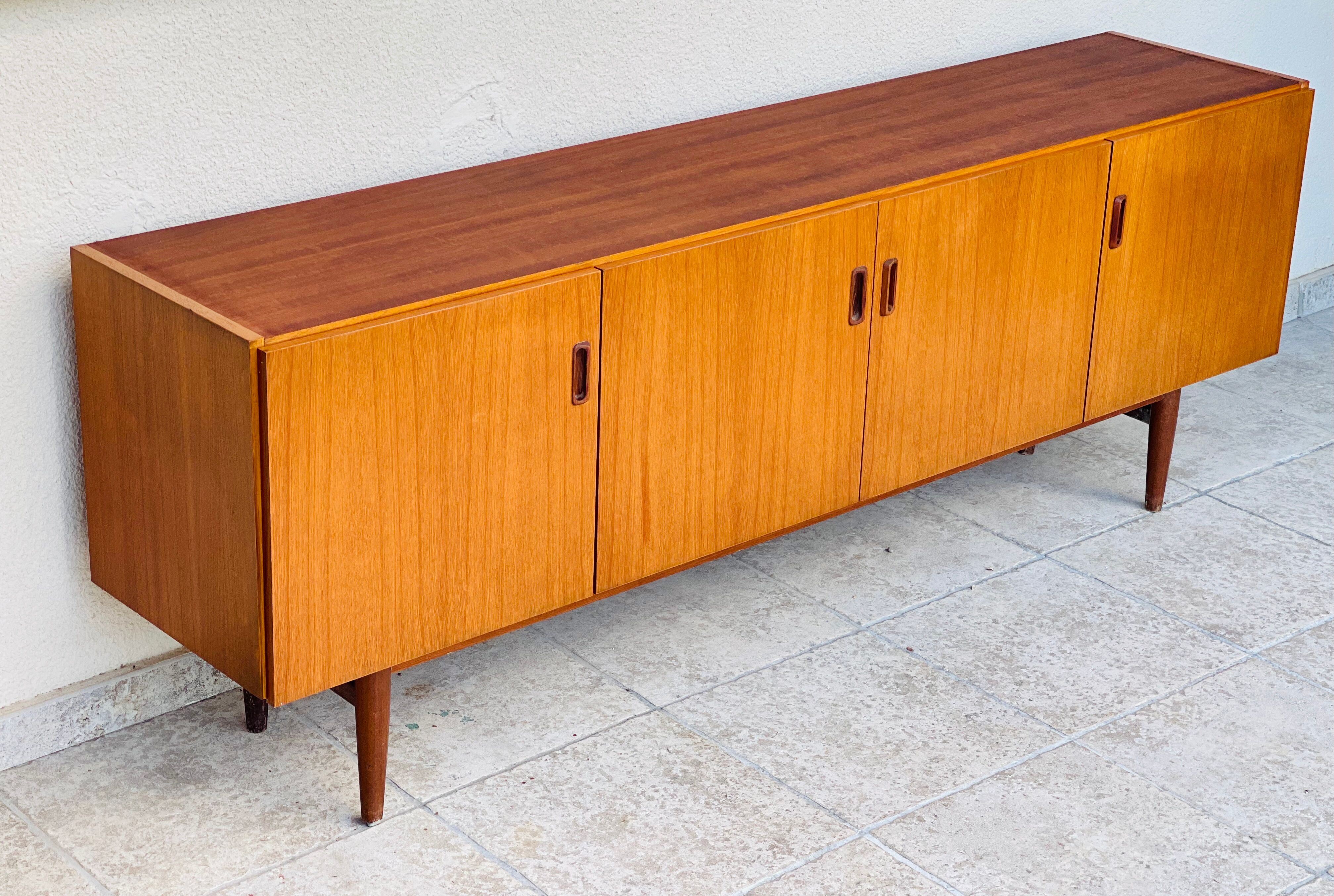 Scandinavian teak row