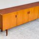 Scandinavian teak row