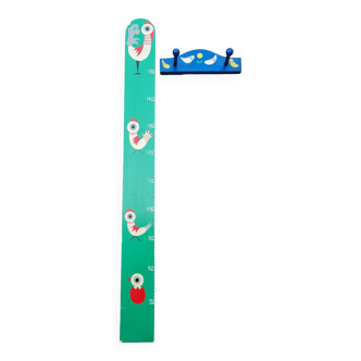 Vintage measuring board and coat rack for children from Maison du jardin