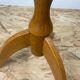 Solid wood tripod pedestal table 1900