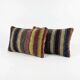 Set of 2 vintage kilim cushion covers 41x61 cm