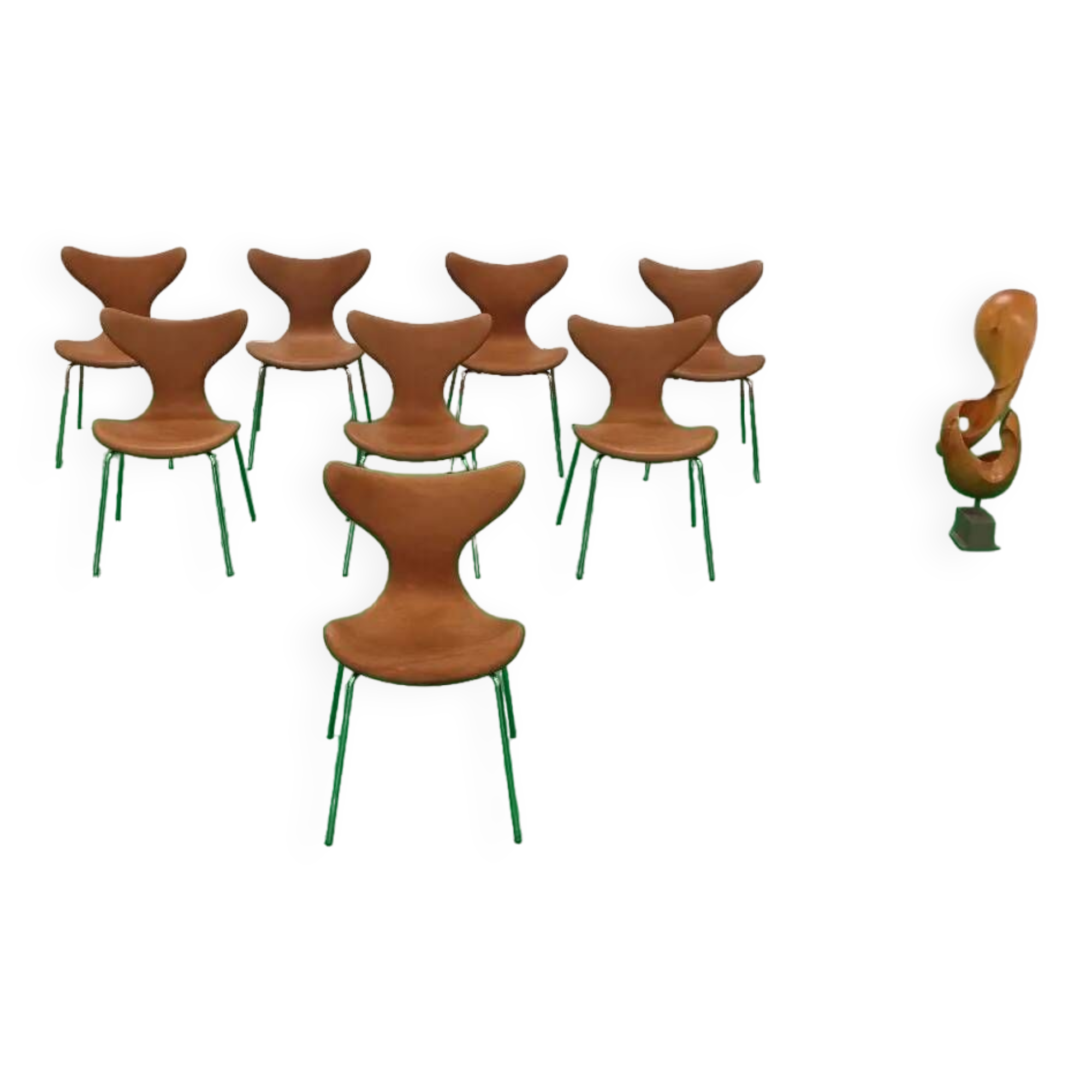 Set 8 Arne Jacobsen Mouette Fritz Hansen '70