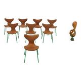 Set 8 Arne Jacobsen Mouette Fritz Hansen '70
