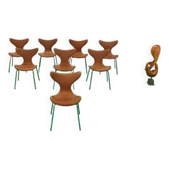 Set 8 Arne Jacobsen Mouette Fritz Hansen '70