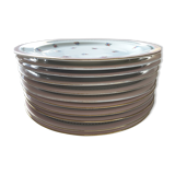 Old flat plates Chastagner Limoges France