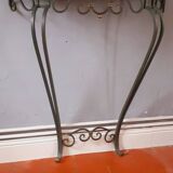 Vintage wrought iron console from the 50s