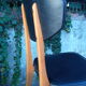 Four chairs in skaï, Scandinavian style, 60s