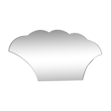 Mirror shape basket 60x33cm