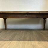 Oak and walnut table