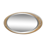 Miroir ancien doré style Art déco 120cm x 65cm