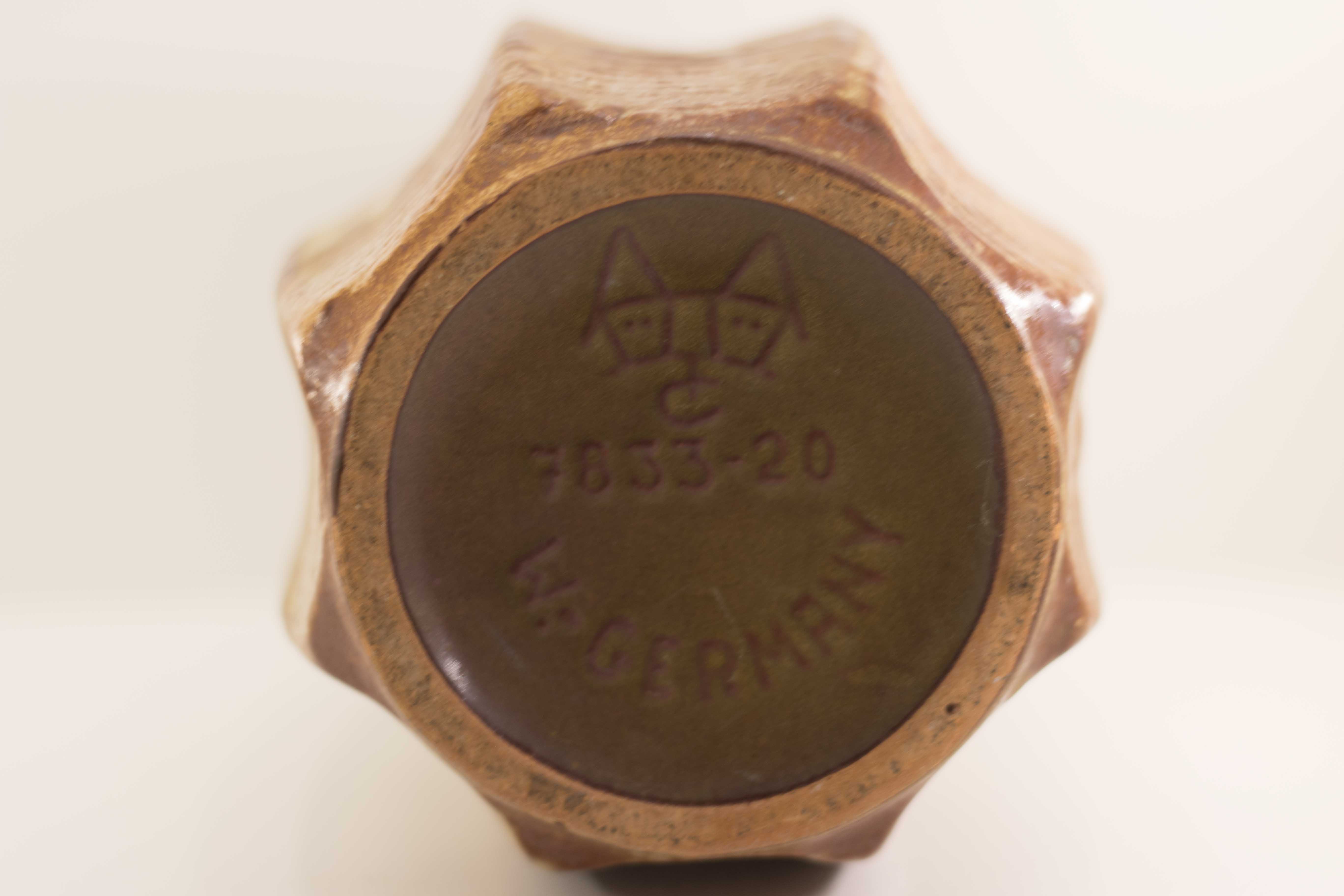 Octagonal West germany vase