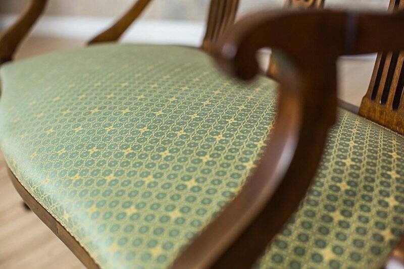 Art Nouveau Living Room Set, 1910, Set of 3