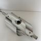 Suspension, brushed aluminum chandelier, Space Age style 1970s