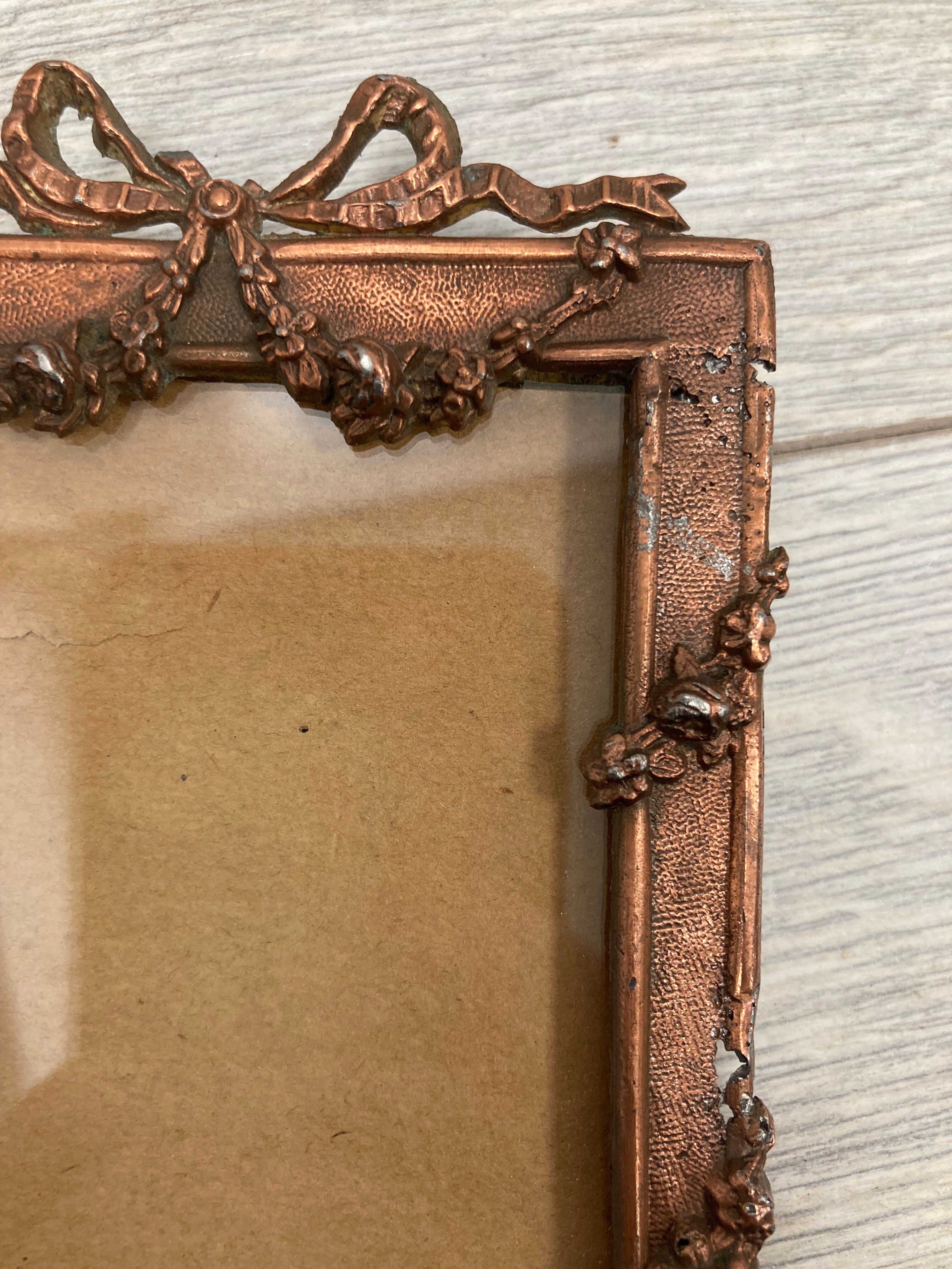 Vintage copper frame