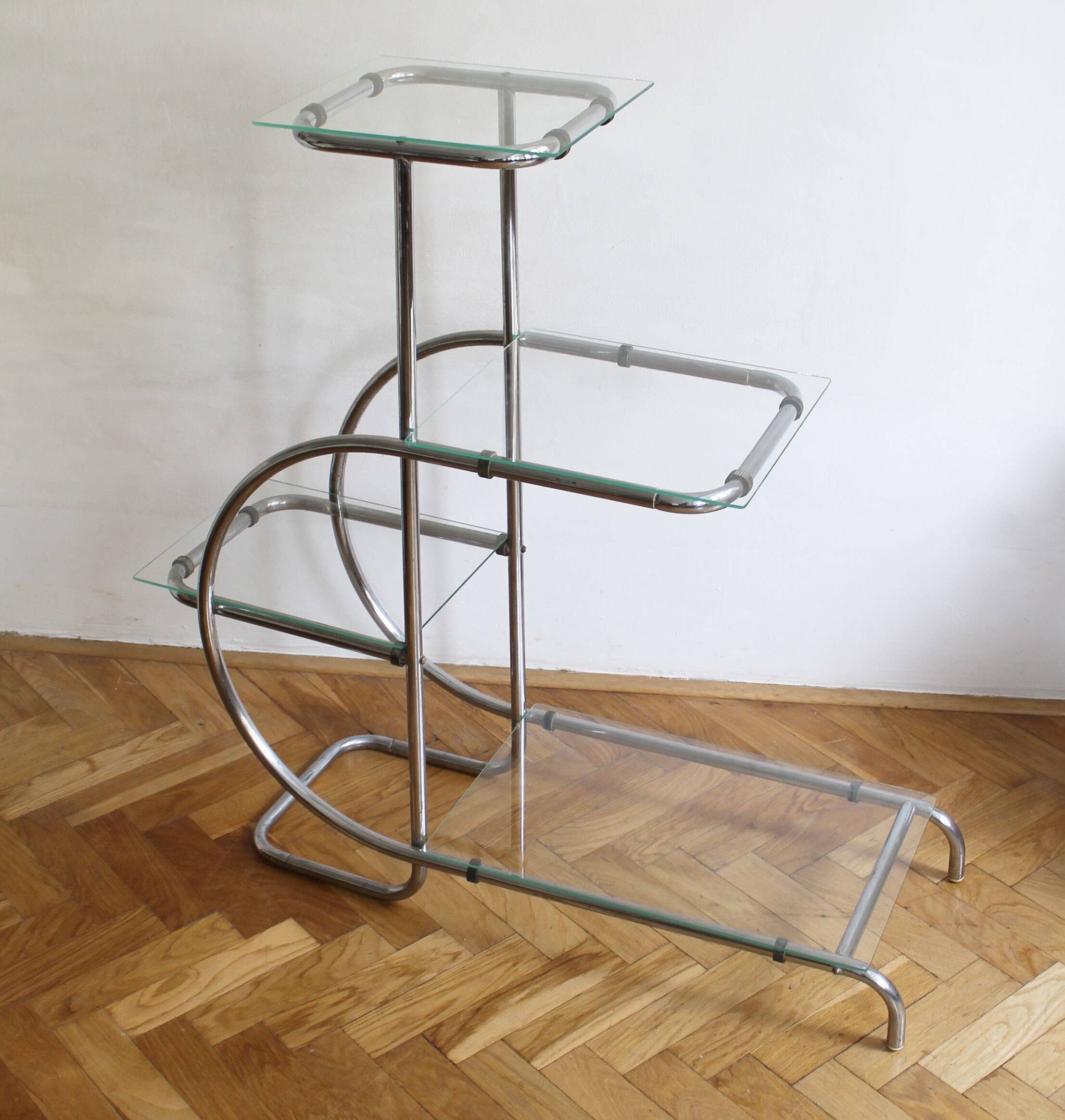 1930's Bauhaus Tubular Flower Stand