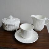 Wedgwood Nantucket Sugar Bowl, Milk Jug, Cup and Saucer