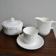 Wedgwood Nantucket Sugar Bowl, Milk Jug, Cup and Saucer