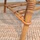 Vintage rattan & bamboo armchair from the 60s