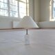 Mid-century solid marble table lamp Bergbom Sweden 1960s