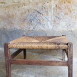 Straw coffee table