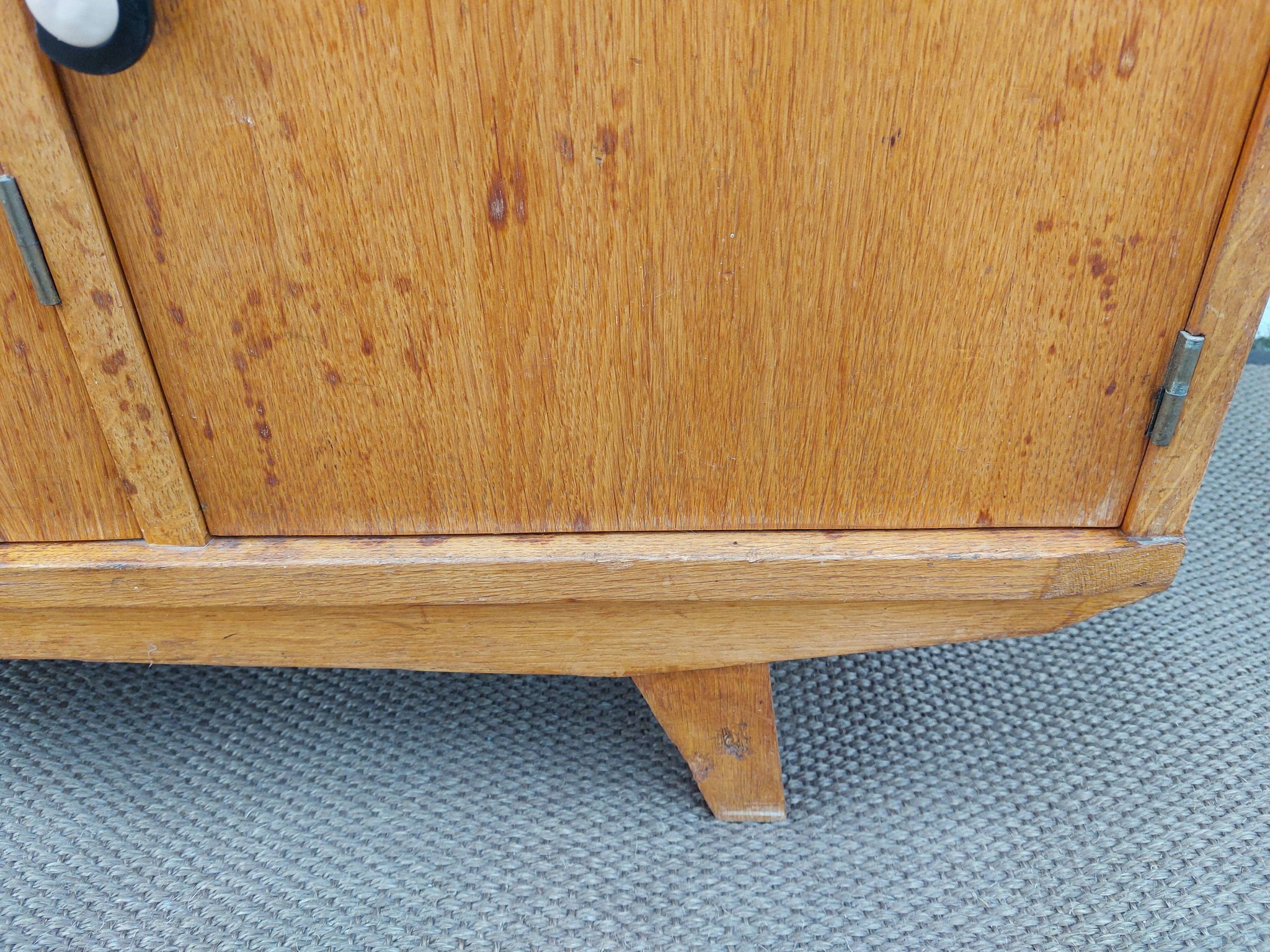 solid wood buffet, compass feet