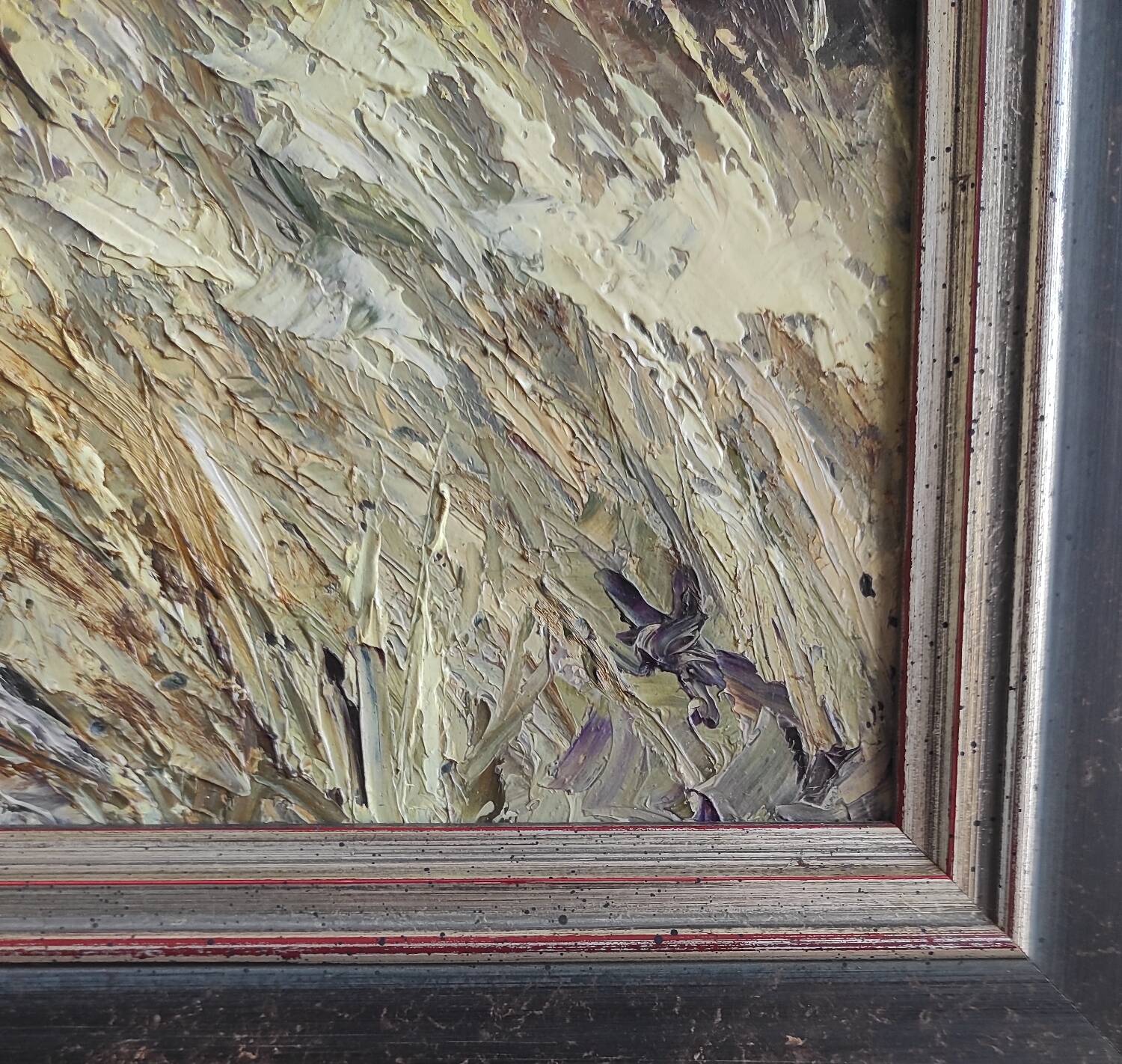 Oil painting on panel H. De Vleeschauwer