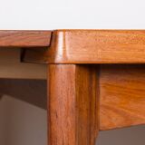 Danish extendable teak dining table by Henning Kjaernulf for Vejle Stole 1960.