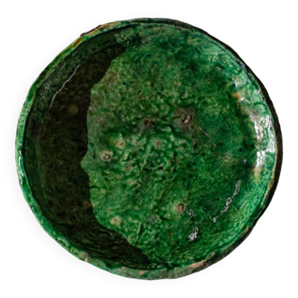 Green tamegroute plate