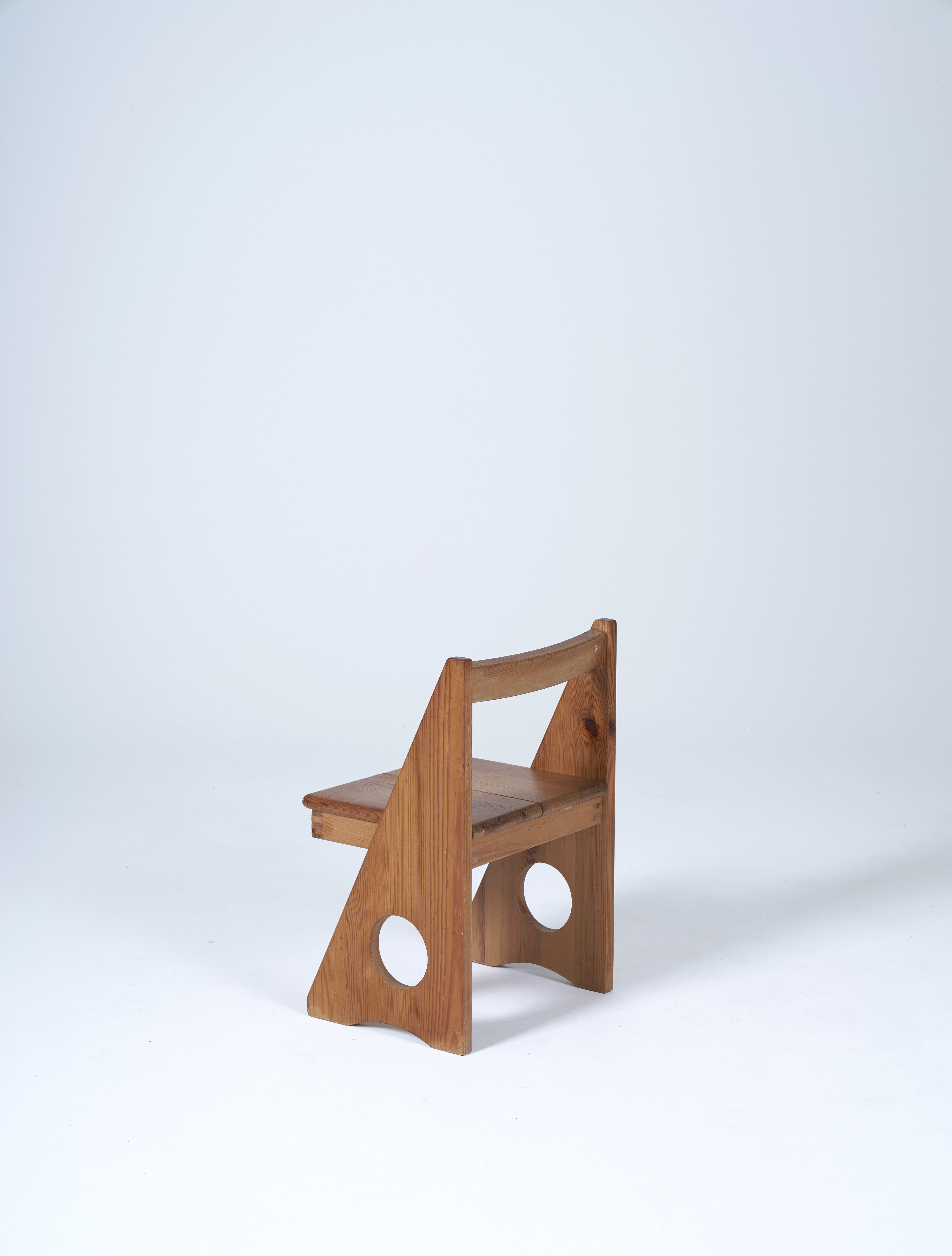 Pine stool Gilbert Marklund 1960s