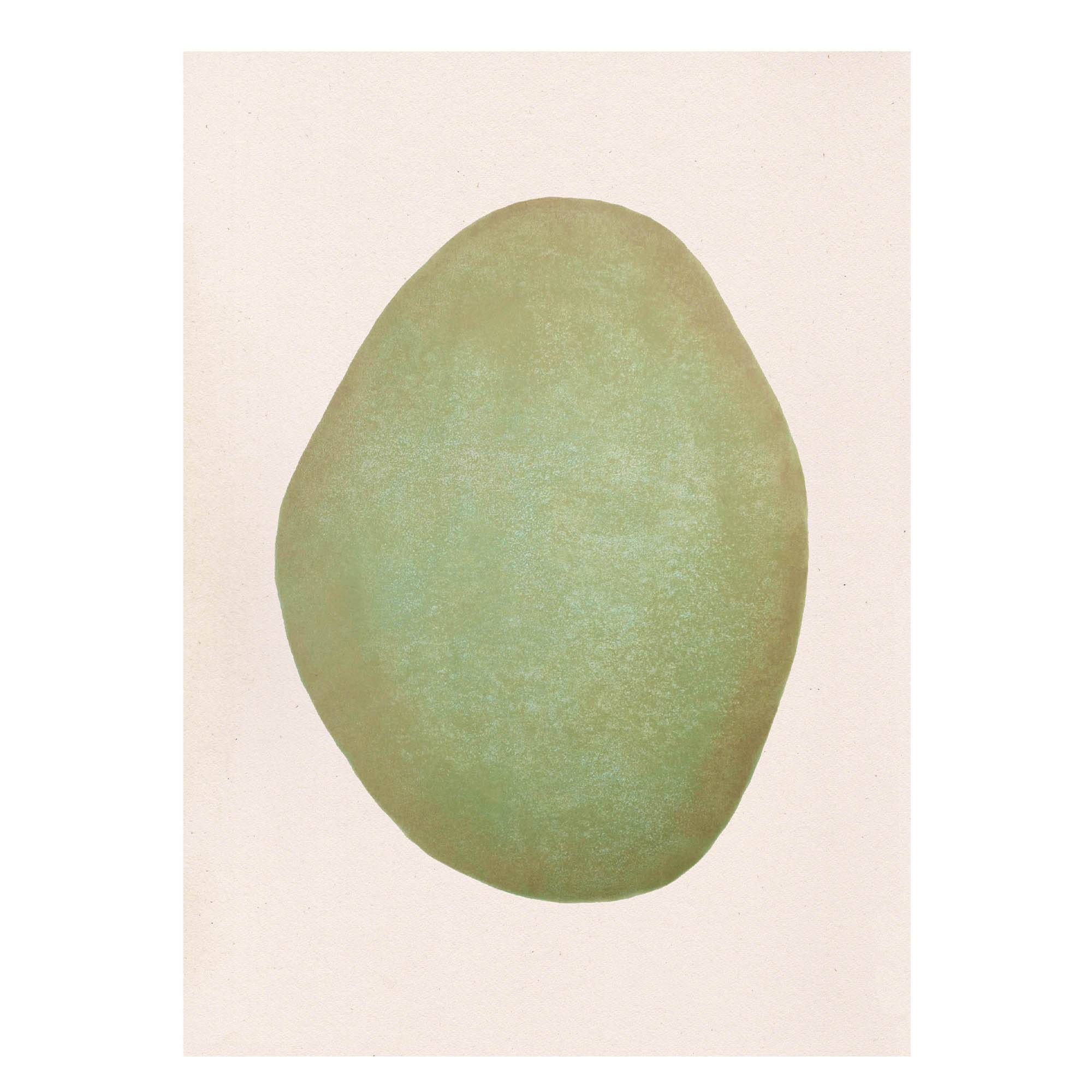 Large painting 50x70cm illustration pebble signed Eawy