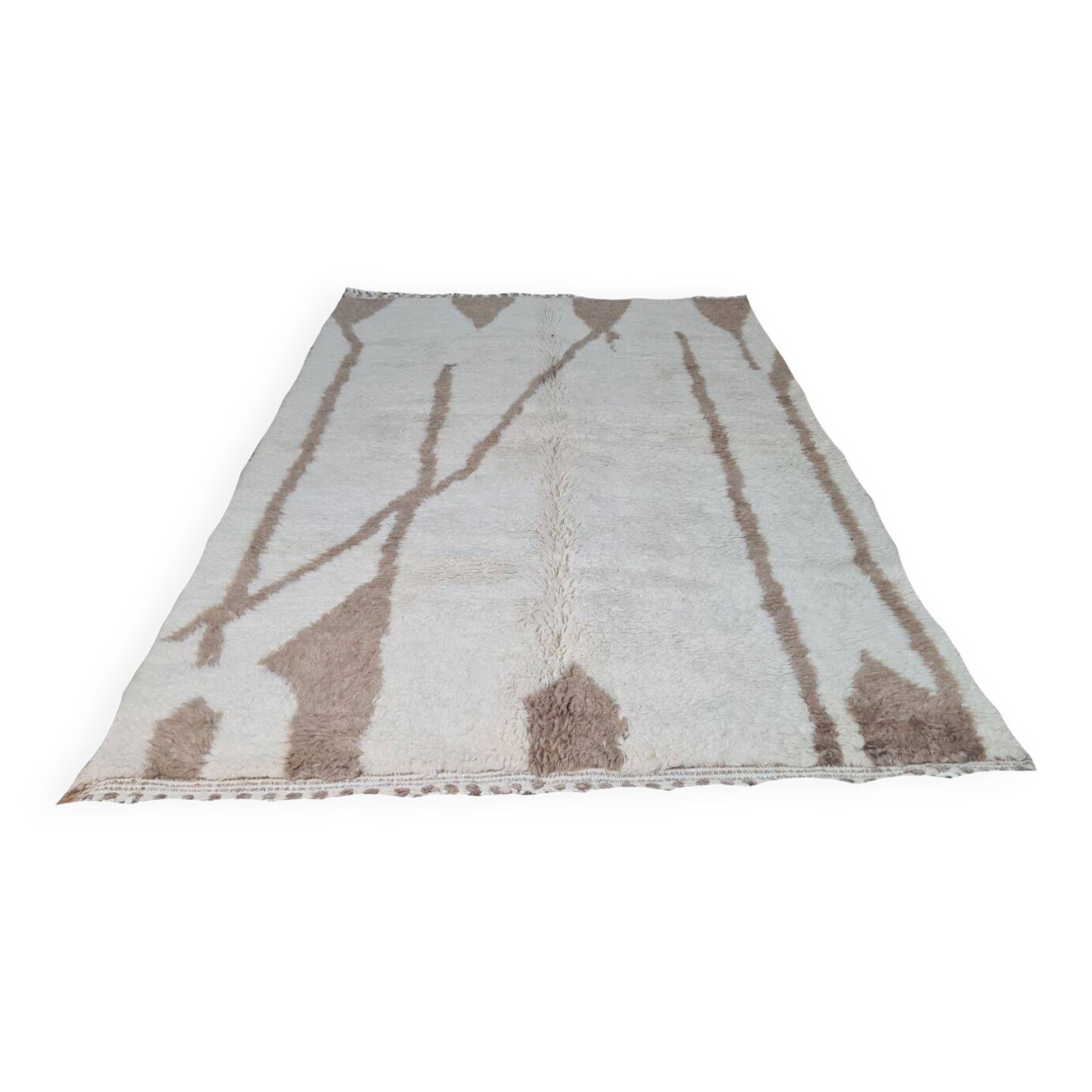 Handmade wool Berber rug 250 x 150 cm