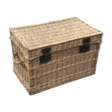 Vintage rattan trunk