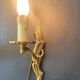 Pair of antique wall candle holders