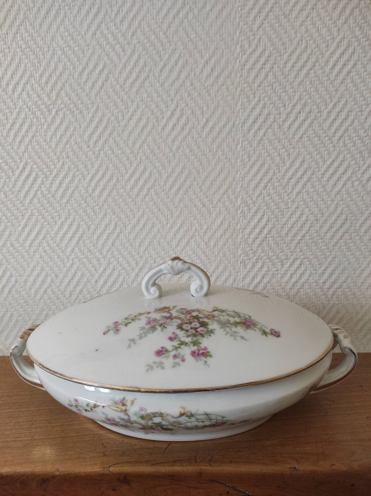 Soupière Légumière ancienne ovale contenance 600 ml