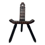 Brutalist tripod chair, 1950s