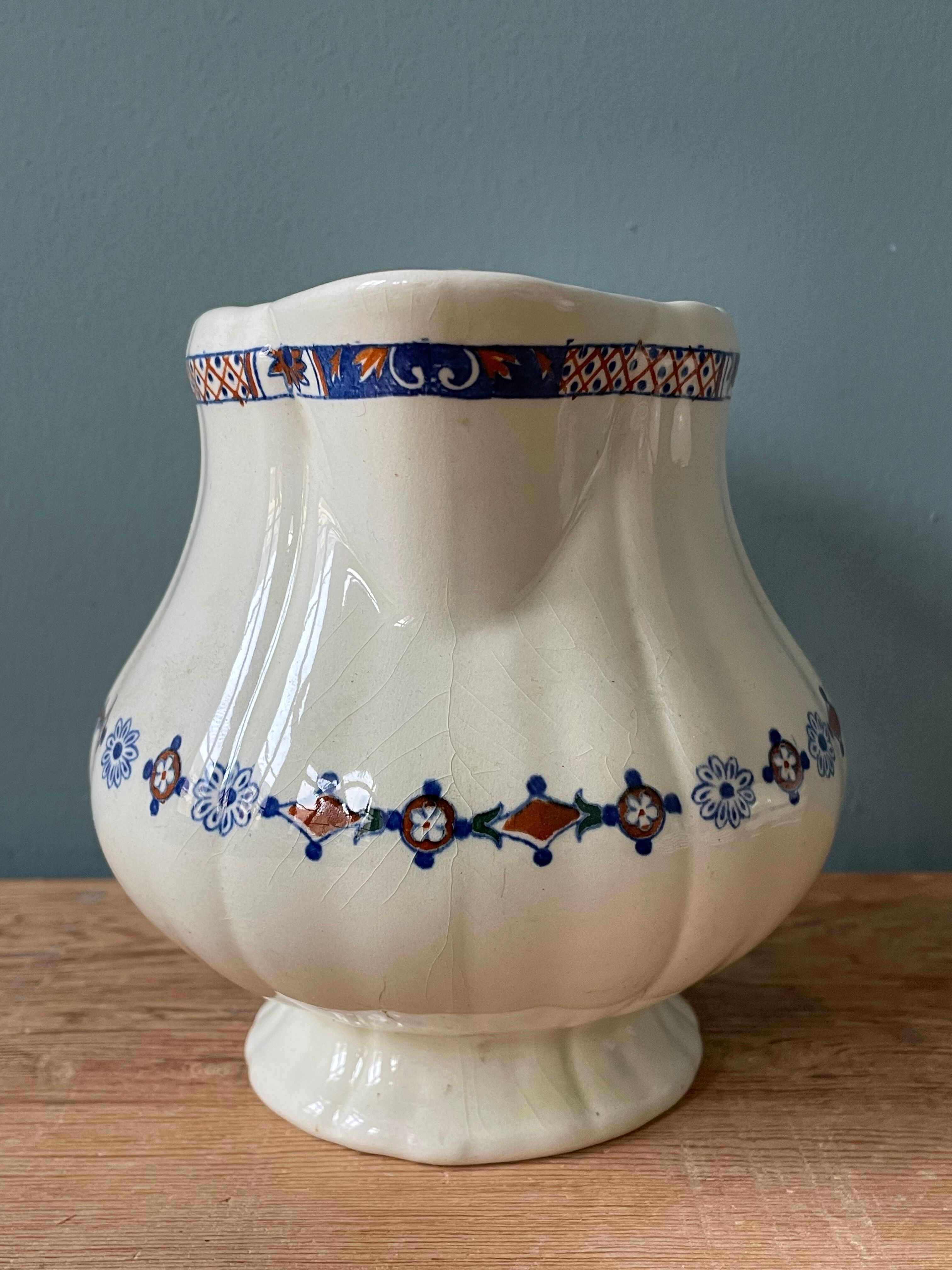 Coffee service Émile Bourgeois Grand Dépôt, décor Rouen XIXth