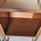 Pair of boarding school bedside tables