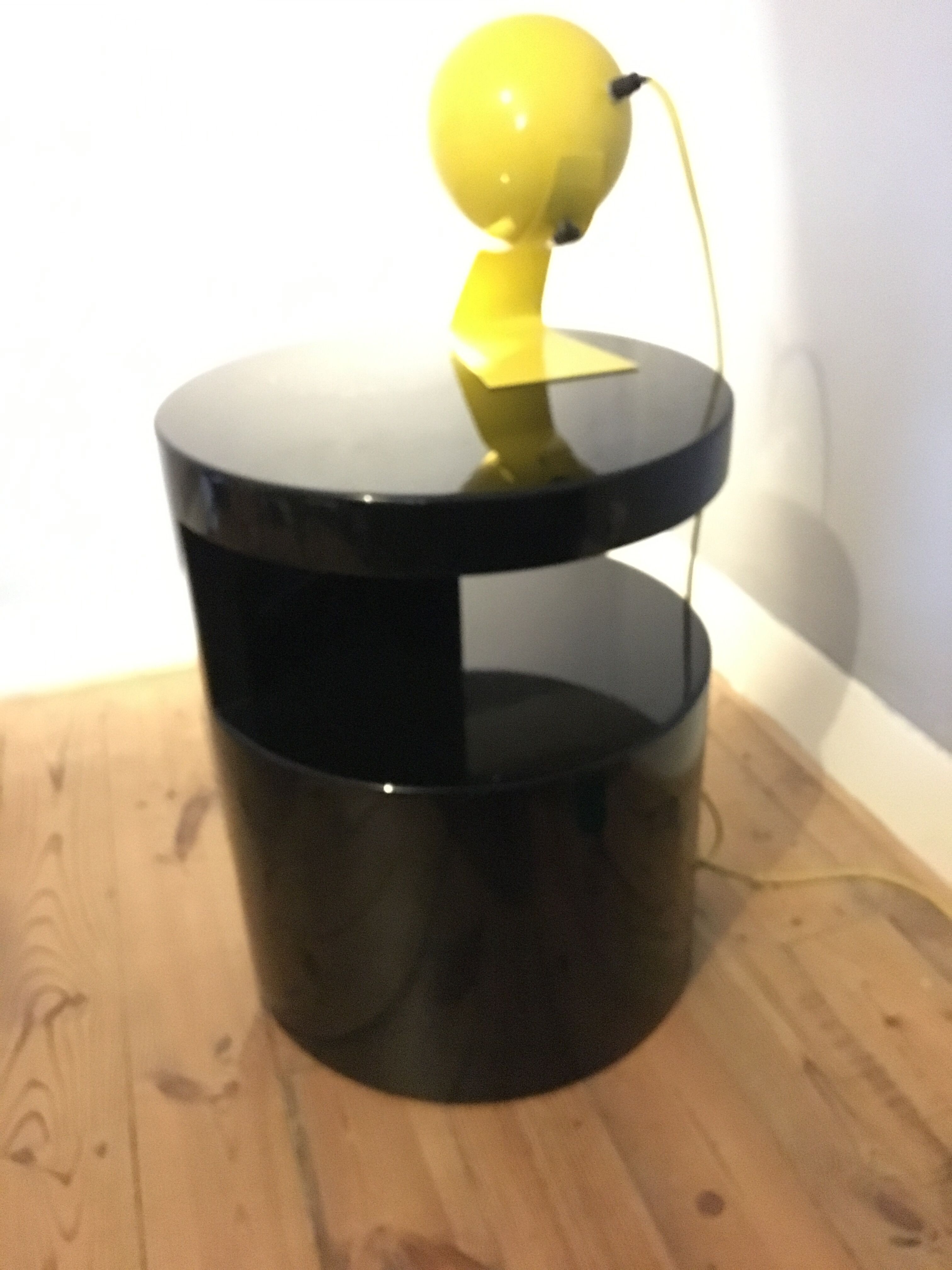 Space age round bedside
