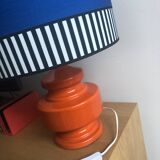 Vintage lamp base and lampshade