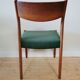 Lot of 6 chairs in 60s Scandinavian style teak