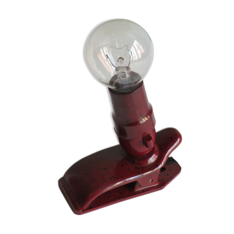 Bakelite clip lamp, early 20th century