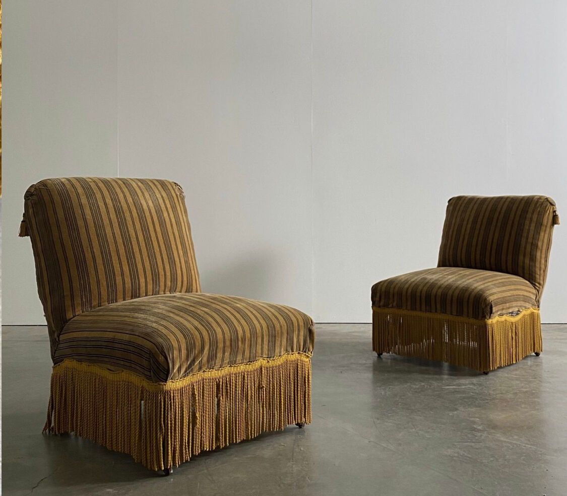 Pair of napoleon 3 chairs