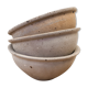 3 bowls made of natural sandstone