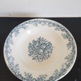 Set of 6 hollow plates iron earth