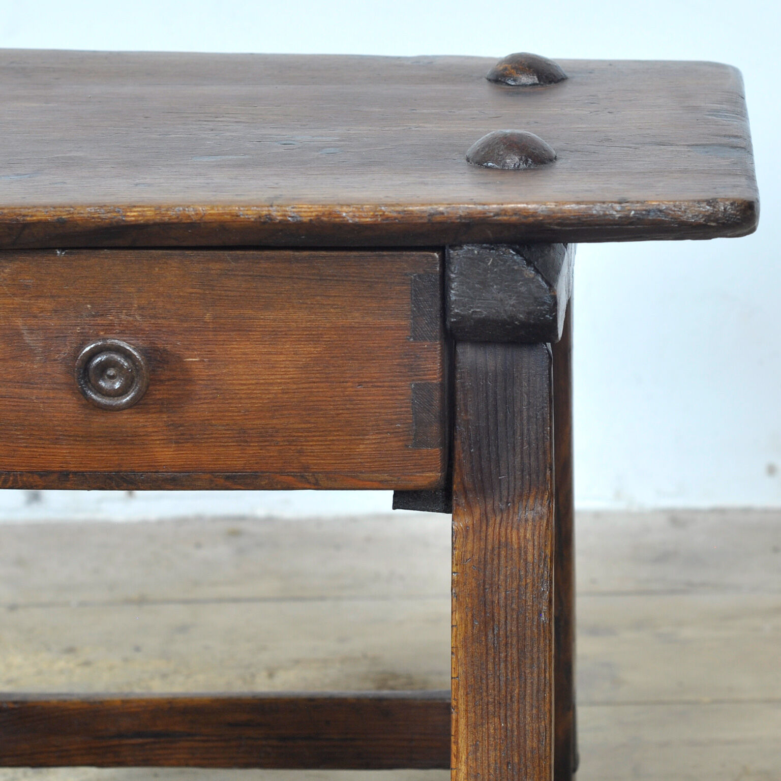 Small oak Spanish table, circa 1840