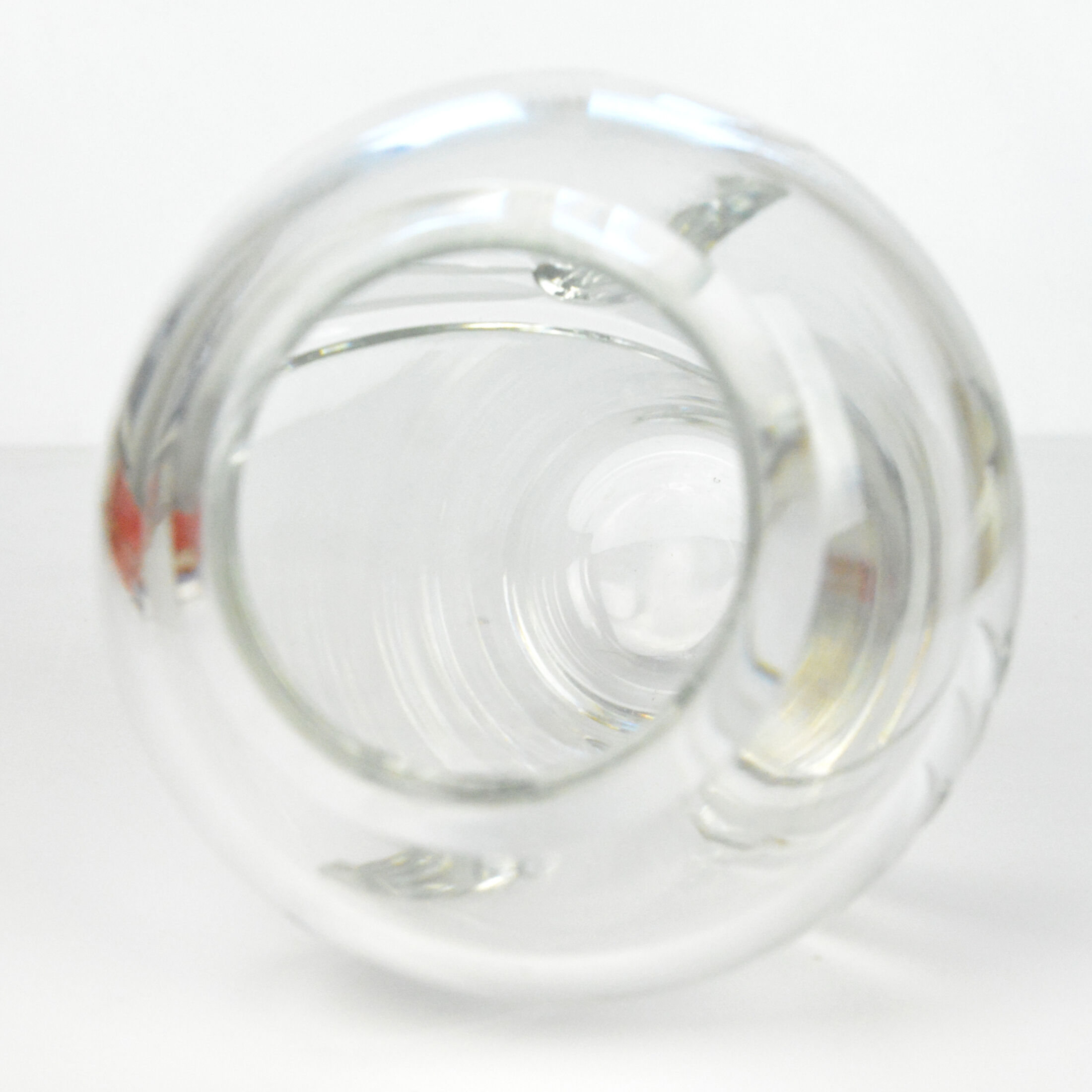 1980s crystal vase, Royal Doulton, UK