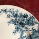 Lot of 3 flat plates in earthenware Choisy the King Iron Earth model Pompadour