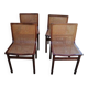 Chaises en cannage, cannée, vintage - Circa 1960