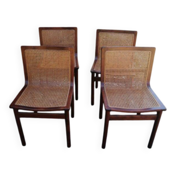 Cane chairs, caned, vintage - Circa 1960