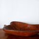 Large brutalist wooden bowl, 65 cm